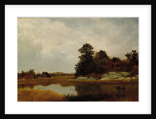 October in the Marshes, 1872 by John Frederick Kensett