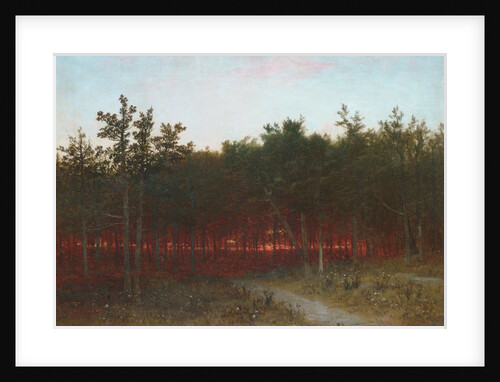 Twilight in the Cedars at Darien, Connecticut, 1872 by John Frederick Kensett