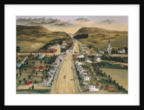 View of Poestenkill, New York, ca. 1870 by Joseph H. Hidley