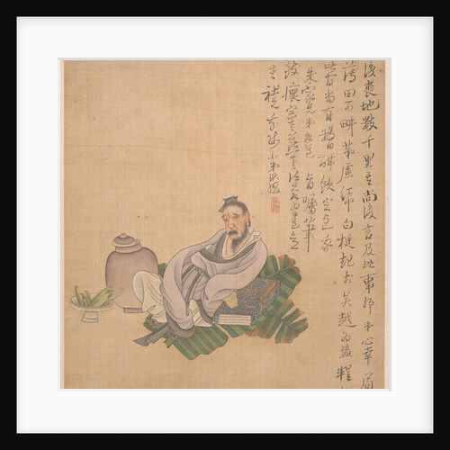 Figures, flowers, and landscapes, one leaf dated 1627 by Chen Hongshou