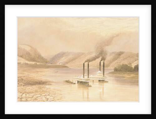The Ohio River near Wheeling, West Virginia, 1859-60 by Lefevre James Cranstone