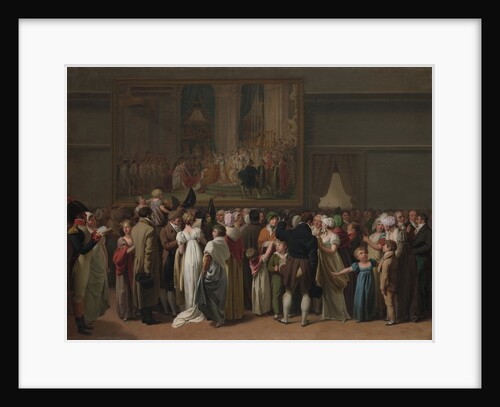 The Public Viewing David?s 'Coronation' at the Louvre, 1810 by Louis Leopold Boilly