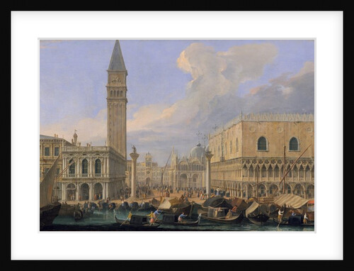 The Molo, Venice, from the Bacino di San Marco, ca. 1709 by Luca Carlevarijs