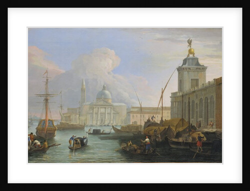 The Bacino, Venice, with the Dogana and a Distant View of the Isola di San Giorgio, ca. 1709 by Luca Carlevarijs