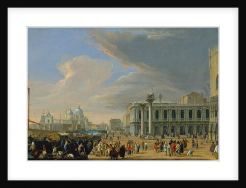 The Molo, Venice, Looking West, ca. 1709 by Luca Carlevarijs