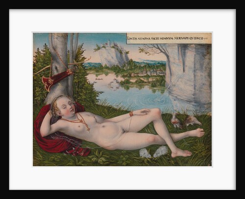 Nymph of the Spring, ca. 1545-50 by Lucas Cranach the Younger