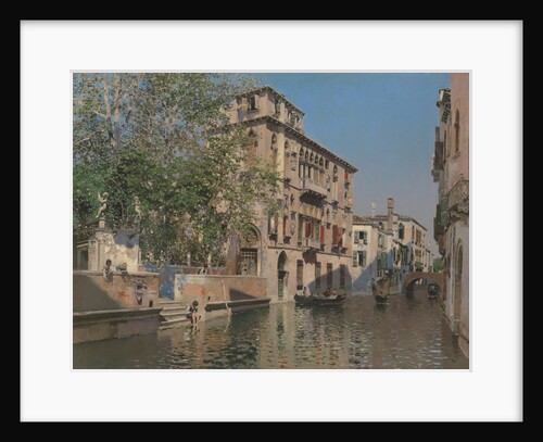 A Canal in Venice, ca. 1875 by Martín Rico y Ortega