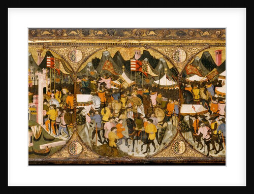 The Conquest of Naples by Charles of Durazzo, 1381-82 by Master of Charles of Durazzo