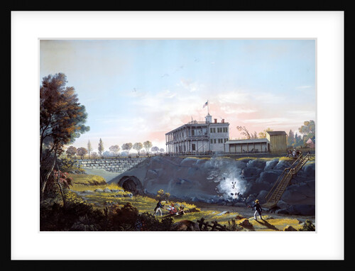 View of the Tunnel of the Harlem Railroad, ca.1837 by Nicolino Calyo