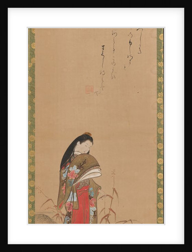 Lady Ise by the Riverbank, late 18th century by Nishikawa Sukenobu