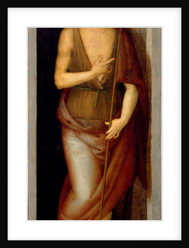 Saint John the Baptist; Saint Lucy by Perugino