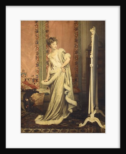 Before the Mirror, 1873 by Pierre-Paul-Leon Glaize