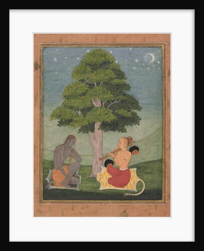 Kedar Ragini: Folio from a ragamala series , ca. 1690-95 by Ruknuddin