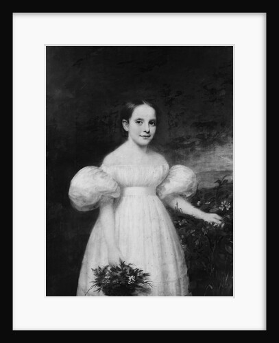 Portrait of a Girl with Flowers, ca. 1835 by Samuel Lovett Waldo