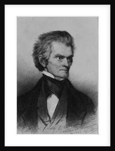 John C. Calhoun, 1846 by Savinien Edme Dubourjal