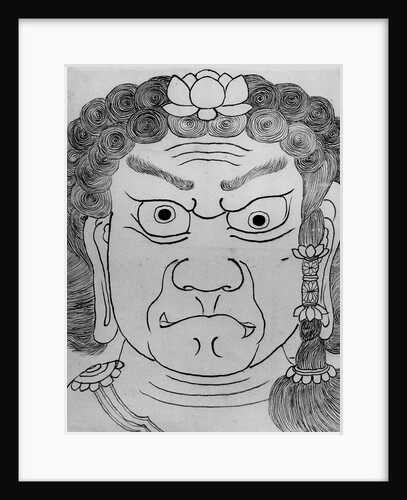 Mask of Fudo Myoo, 18th-19th century by School of Katsushika Hokusai