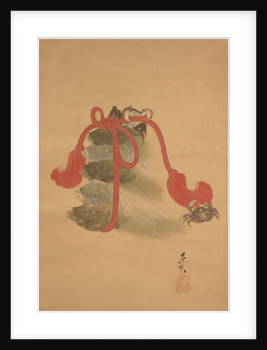 Tortoises and Crabs, 19th century by Shibata Zeshin