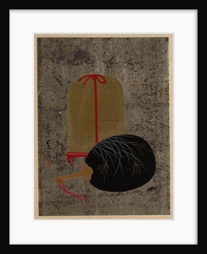Fan and Insect Cage by Shibata Zeshin