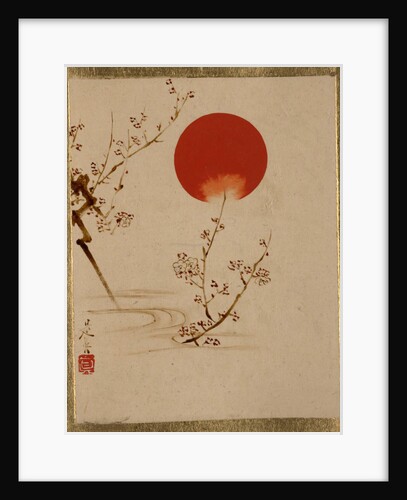 Sun and Plum Branches by Shibata Zeshin