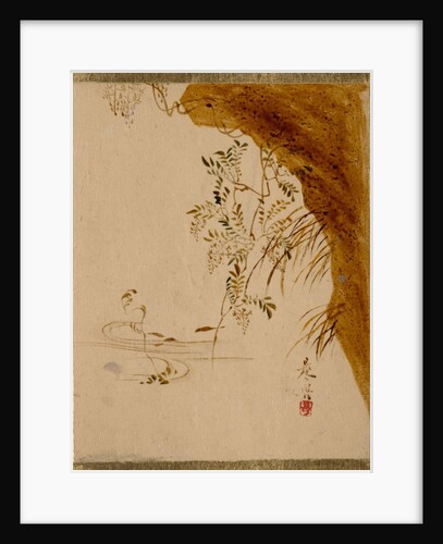 Overhanging Cliff by Shibata Zeshin