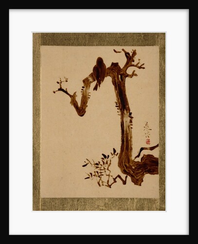 Crow on Tree by Shibata Zeshin