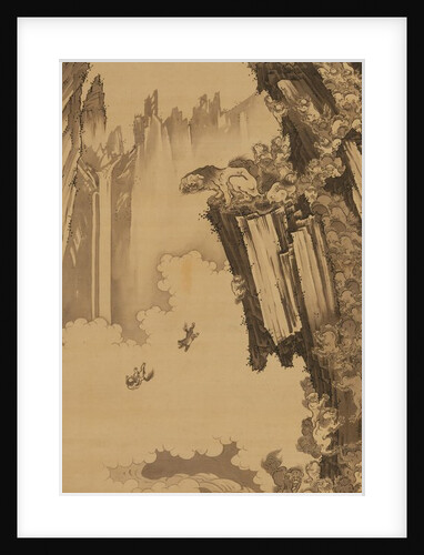 Lions at the Stone Bridge of Mount Tiantai, 1779 by Soga Shohaku