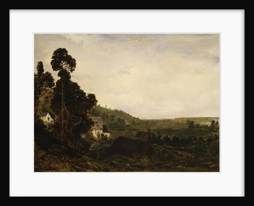 An Old Chapel in a Valley, ca. 1835 by Theodore Rousseau