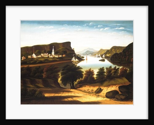 Lake George and the Village of Caldwell, ca. 1850s by Thomas Chambers