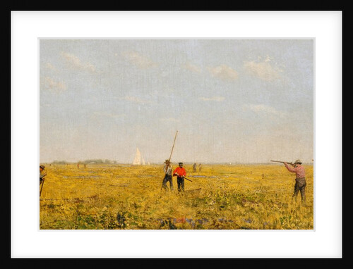 Pushing for Rail, 1874 by Thomas Eakins