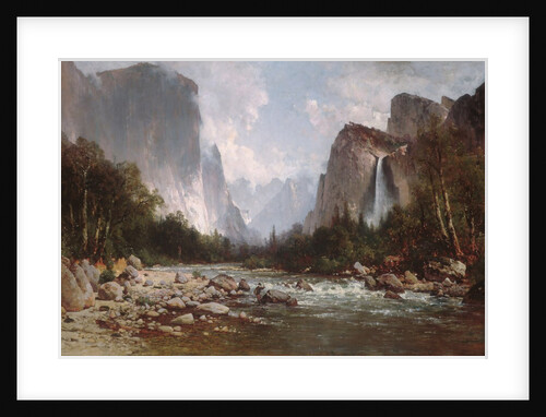 View of Yosemite Valley, 1885 by Thomas Hill