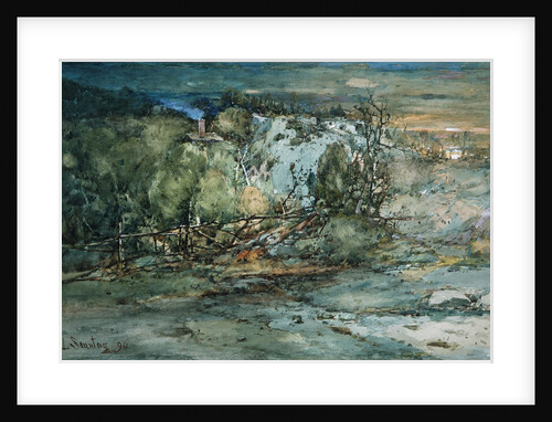 Frontier Cabin, 1894 by William Louis Sonntag