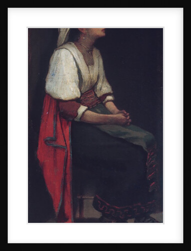 Italian Girl, 1867 by William Morris Hunt