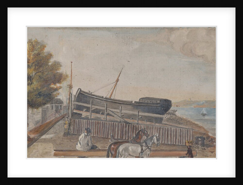 Berg's Ship Yard, 1870s by William P. Chappel