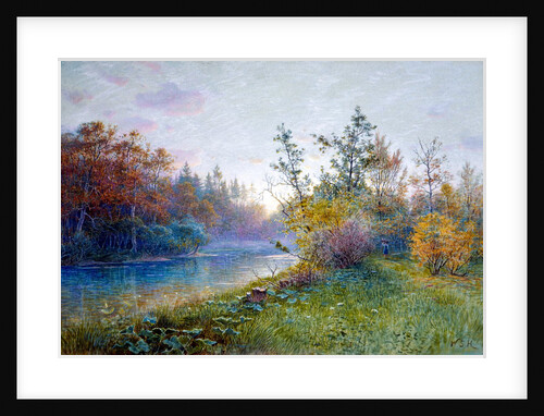 Mill Dam in Traunstein, 1894 by William Stanley Haseltine