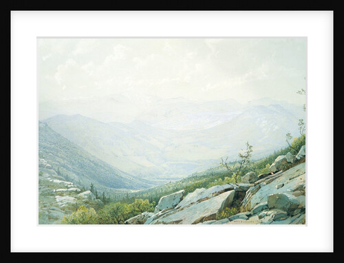 The Mount Washington Range, from Mount Kearsarge, 1872 by William Trost Richards