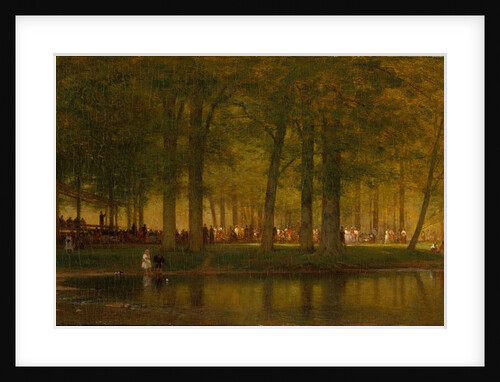 The Camp Meeting, 1874 by Worthington Whittredge
