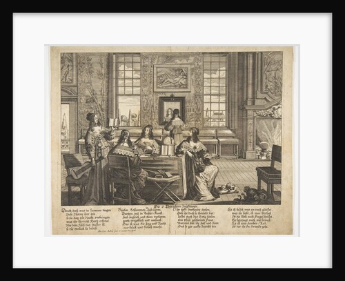 The Foolish Virgins Conversing, mid to late 17th century by Abraham Aubry