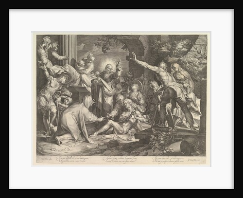 Raising of Lazarus, ca. 1600 by Abraham Bloemaert