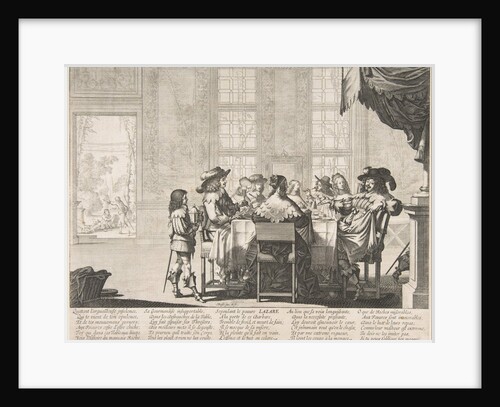 The Banquet of the Rich Man, mid to late 17th century by Abraham Bosse