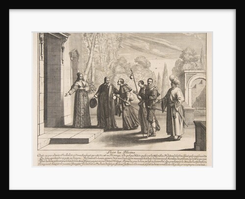 Lodging Pilgrims, possibly 1635 by Abraham Bosse