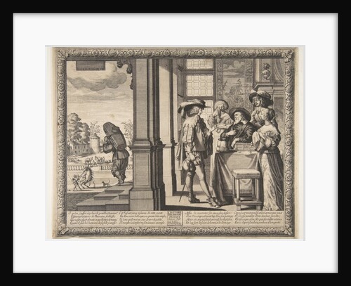 The Prodigal Son Leaves Home, ca. 1636 by Abraham Bosse