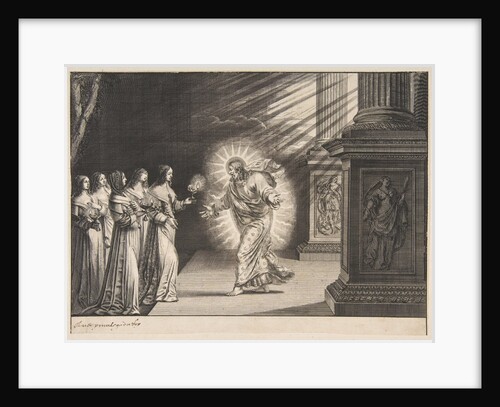 The Wise Virgins before Christ, ca. 1635 by Abraham Bosse