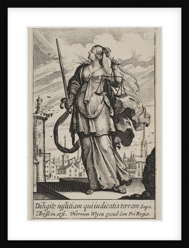 Justice, 1636 by Abraham Bosse