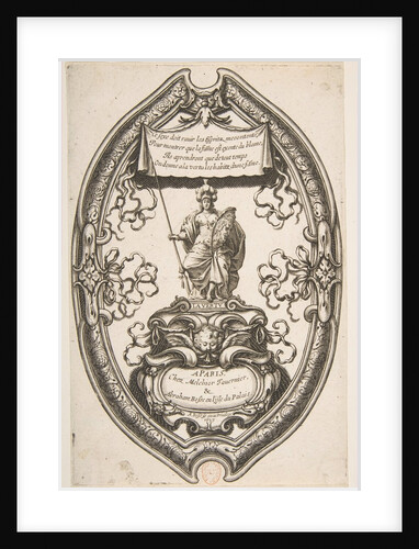 Virtue: Athena, 1637 by Abraham Bosse