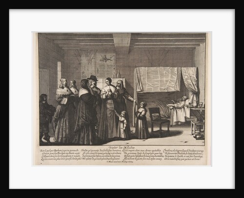 Visiting the Sick by Abraham Bosse