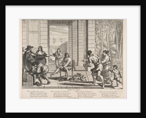 Clothing Beggars, 1635 by Abraham Bosse