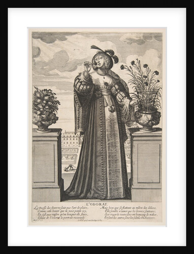 Smell, 1635-38 by Abraham Bosse