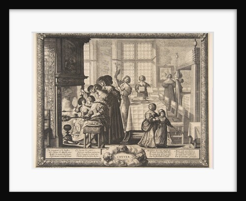 Winter, ca. 1637 by Abraham Bosse