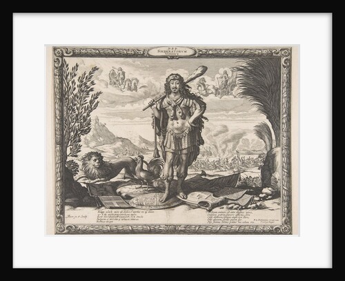 Declaration of War on Spain by Louis XIII: The King as Hercules, ca. 1635 by Abraham Bosse