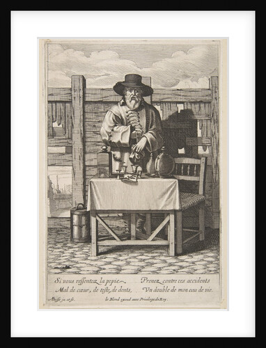 Brandy or Cure Seller, mid to late 17th century by Abraham Bosse